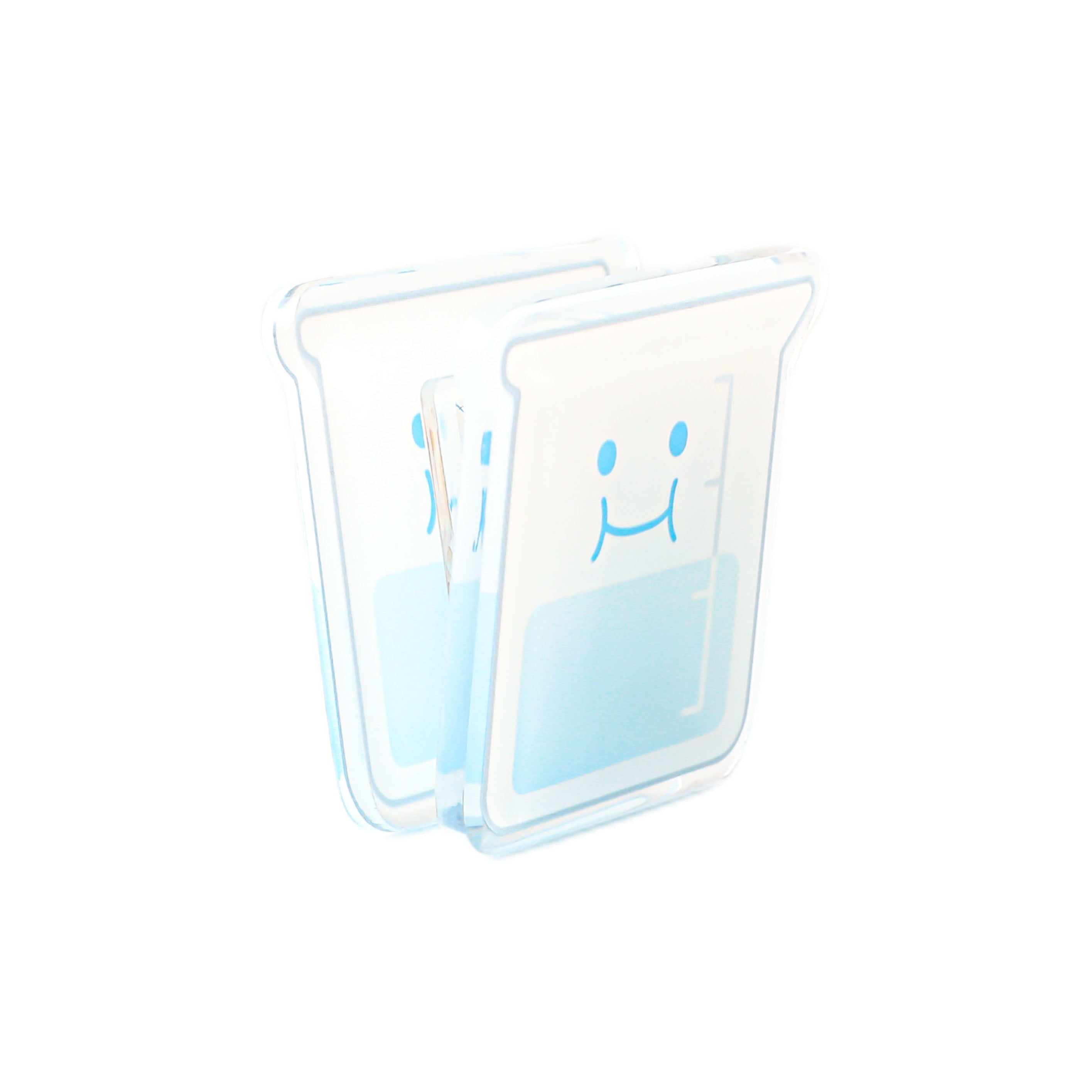 Cute laboratory beaker acrylic paper clip with a smiling science-themed design, perfect for holding lab notes, recipes, and loose documents together.