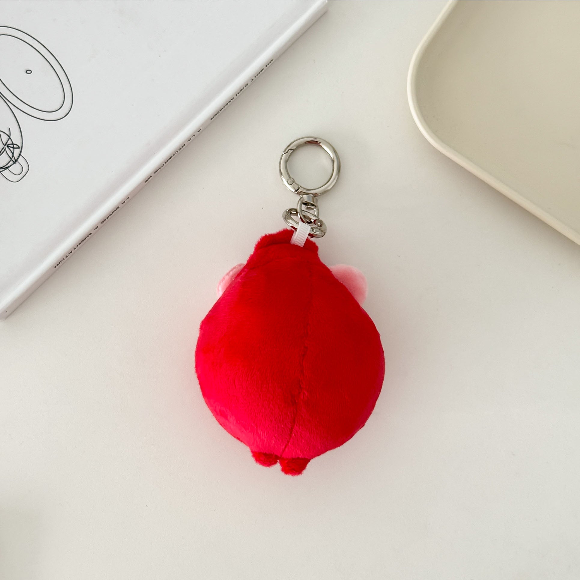 Cute anatomical heart plush keychain for nurses, doctors, medical students, and anatomy lovers.