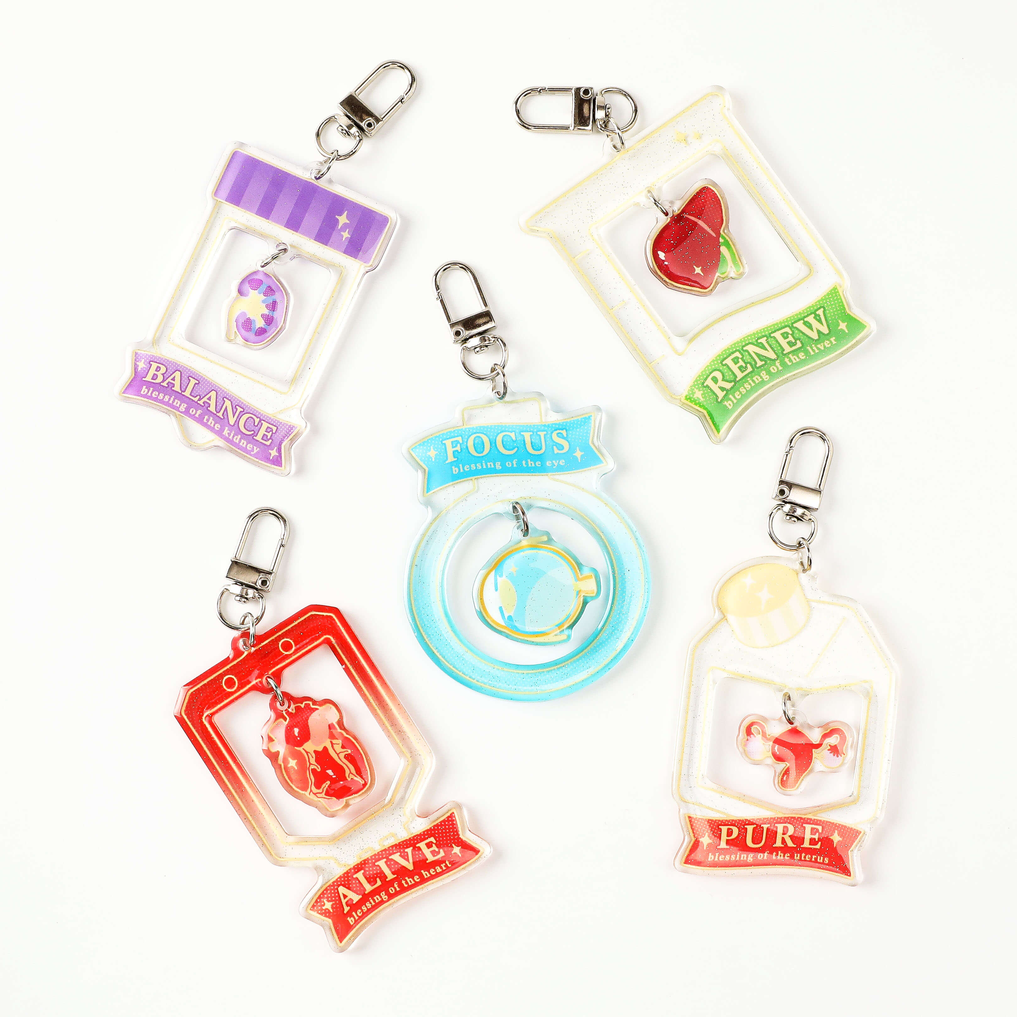 Liver Shaker Acrylic Keychain