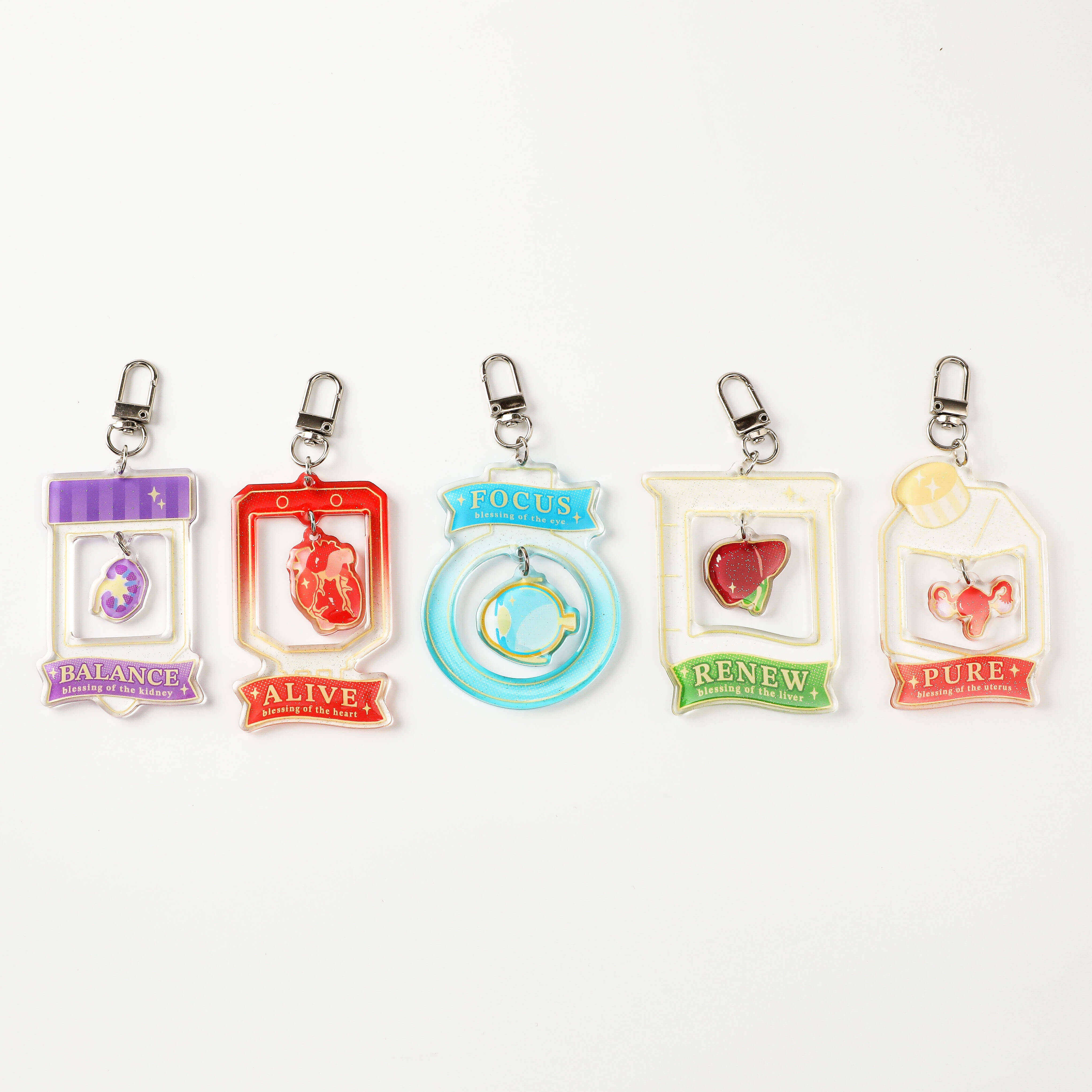 Liver Shaker Acrylic Keychain
